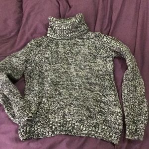Xs gray thick turtle neck